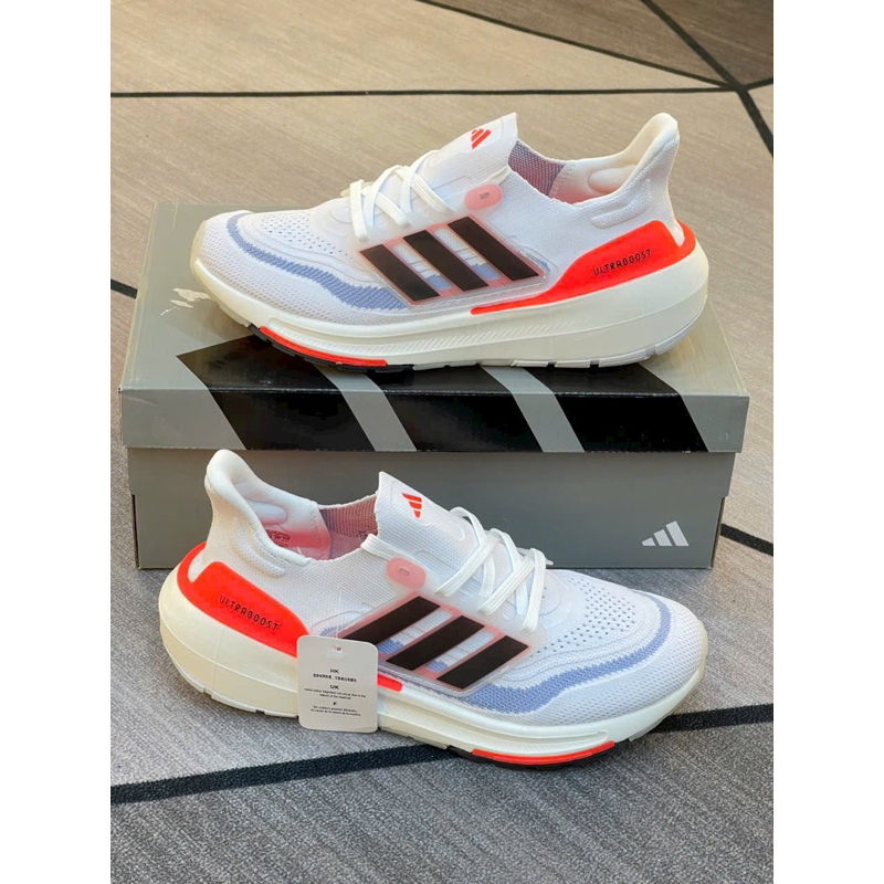 Giày sneaker ultraboost 9.0 trắng cam
