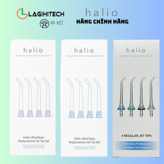  Set 4 Đầu Thay Thế Máy Tăm Nước Cầm Tay Halio UltraClean   Halio Irrigator Replacement Jet Tip Hàng Chính Hãng 