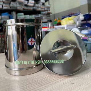 ❤️size đại] hộp bông gòn đúc inox,hộp lưu mẫu,hủ hộp lưu mẫu hộp đựng bông gòn inox 304,hộp đựng bộ lưu mẫu thức ăn inox
