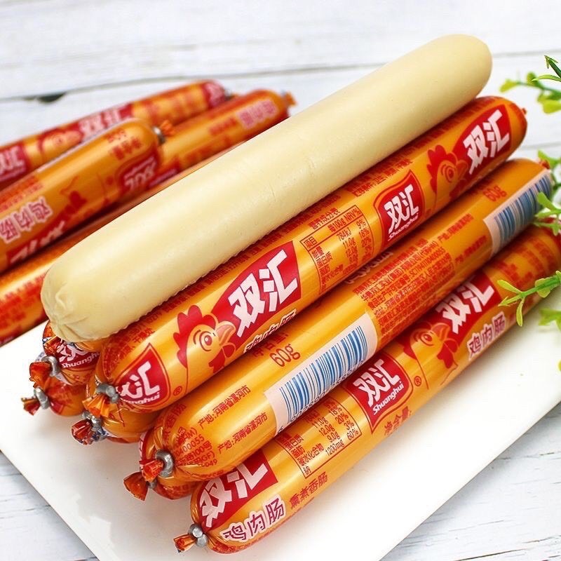 Xúc xích dài ngô xanh - mì đen - gà cam gói 43g thơm ngon _ Ăn vặt siêu ngon