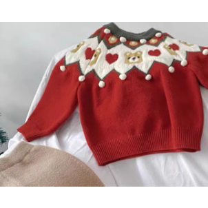 Áo len hoạ tiết Noel - Giáng sinh siêu đẹp cho bé - hàng QC cao cấp