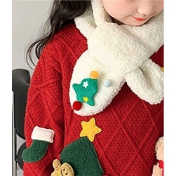Áo len đỏ đính gấu cho bé hàng QC cao cấp _ Áo len Giáng sinh