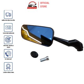 Gương H2C Nhôm CNC Chân Ngắn Kèm Ốc Và Nắp Cho Tất Cả Loại Xe