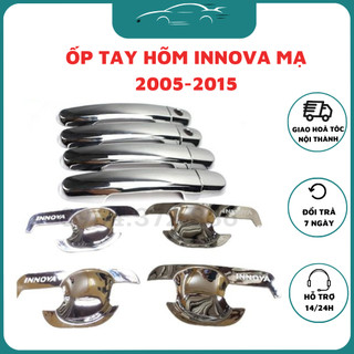 ỐP TAY, HÕM CỬA XE INNOVA 2006-2015 nhựa mạ crom cao cấp