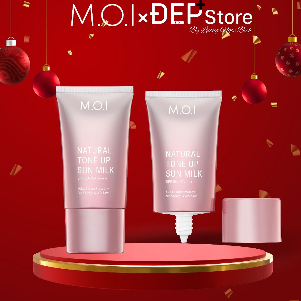 Kem chống nắng M.O.I Natural Tone Sun Milk SPF50+ PA++++ 40ml