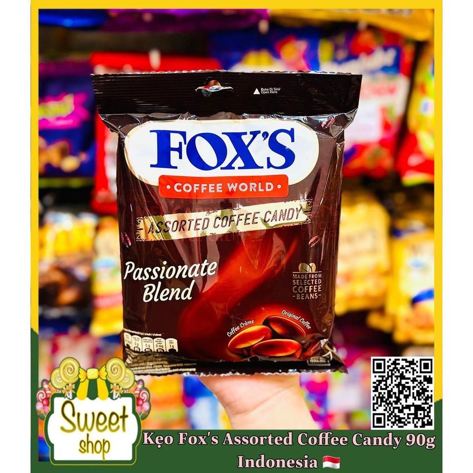 ☕️🍬 Kẹo Fox’s Assorted Coffee Candy 90gr - Indonesia 🇮🇩🇮🇩