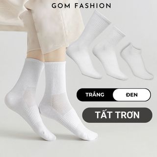 Tất vớ nam nữ Hàn Quốc GOMTAT có lớp thoáng khí, chất liệu cotton êm chân thoáng mát  - LISU