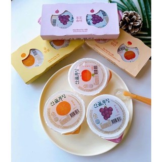 1 lốc 2 hộp Pudding hoa quả Ecomom 25g date T1/2025