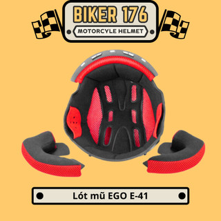 Lót mũ bảo hiểm ego e-5/ ego e-3/ ego e-41 - biker 176- mũ bảo hiểm chính hãng vũng tàu