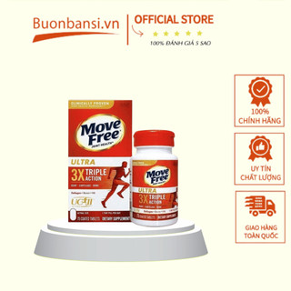 Viên uống hỗ trợ bổ khớp move free ultra 3x triple action 75 viên ucii boron ha mỹ