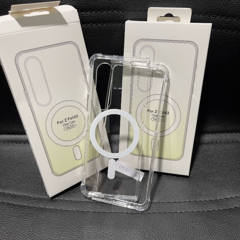 Samsung galaxy Z Fold 3 / Z Fold 3 5G _ Ốp lưng trong suốt chống sốc 4 góc có hỗ trợ sạc