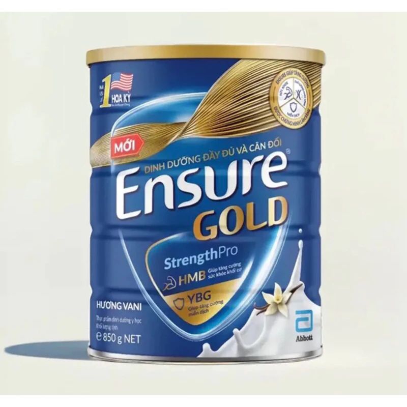 Sữa bột Ensure Gold hương vani 850g