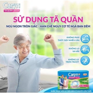Bỉm Caryn người già quần/dán đủ size từ 50-90kg
