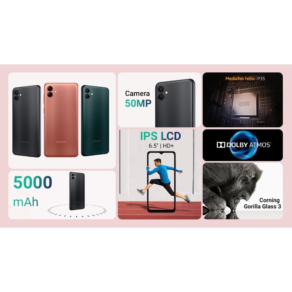 Điện thoại Samsung Galaxy A04