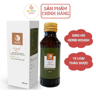 Siro ho cho bé Herbi Kough 100% thảo dược Việt