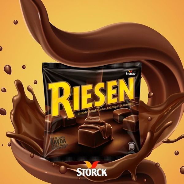 🍫🍬Kẹo Storck Riesen Dunkle Schokolate 105gr - Đức 🇩🇪🇩🇪