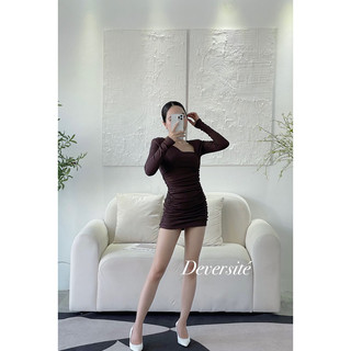 (Siêu slay) Đầm body dún tôn dáng