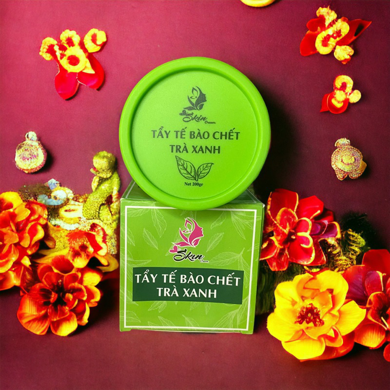 🌈Tẩy Tế bào chết Trà xanh 200gram🍀🌈