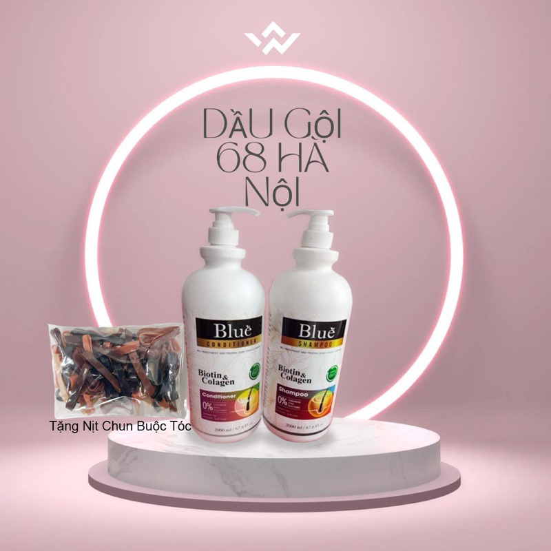 Bộ đôi dầu cặp BLUE BIOTIN & COLAGEN DUNG TÍCH 2000ml