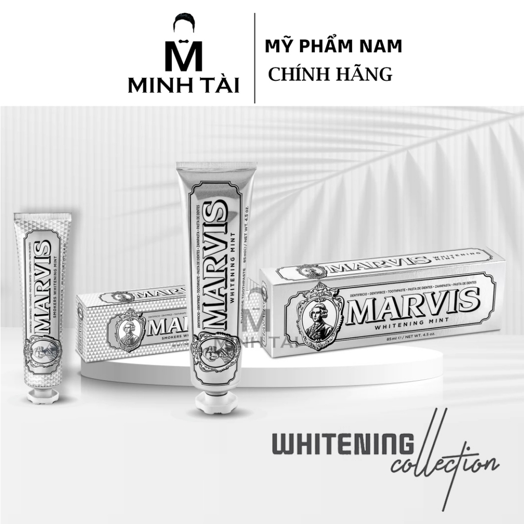 Kem Đánh Răng Marvis Whitening 25ml, 85ml