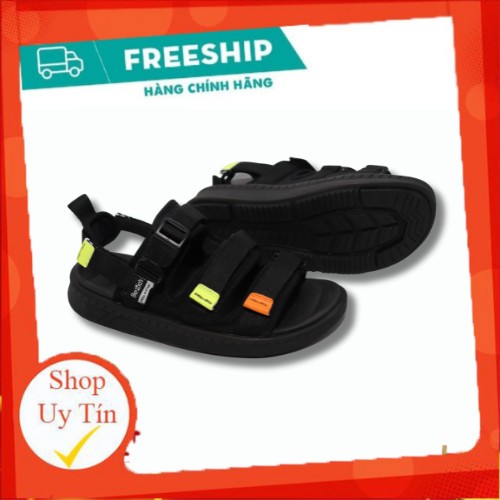 BERICH 3 Quai GLC 01 Màu Đen Full - Giày Sandal Nam, Nữ Mang Đi Học Đi Chơi  [CHÍNH HÃNG]