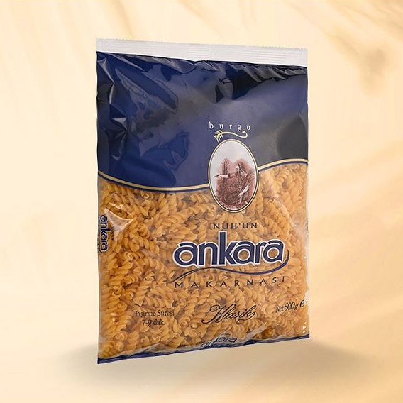 Nui xoắn cao cấp nhập khẩu Thỗ Nhĩ Kỳ túi 500g