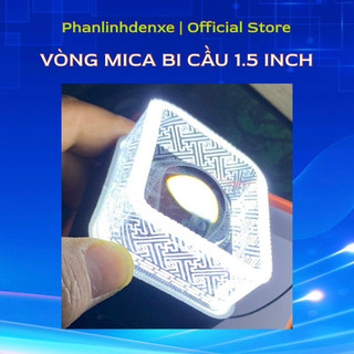 Vòng mica 3D thiên thần gắn bi led 1.5 inch