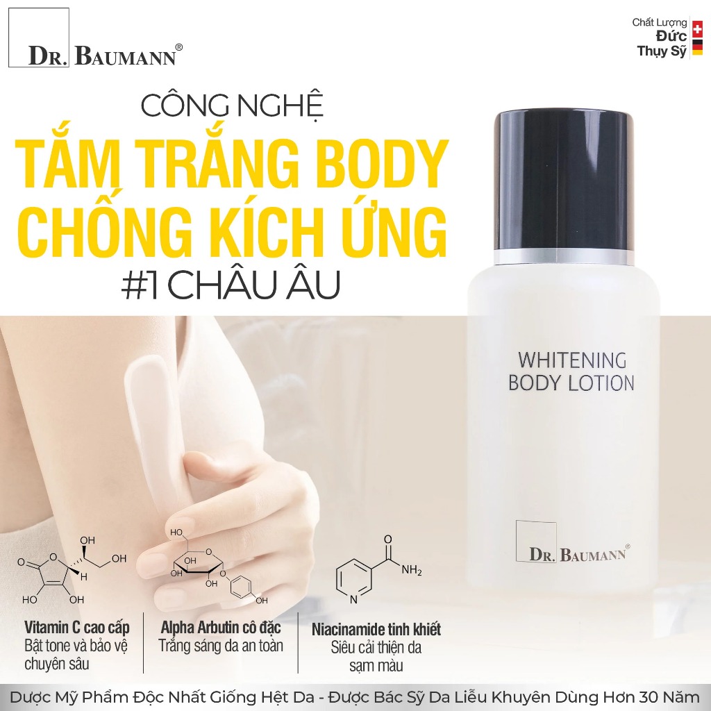 Cấp trắng da toàn thân Whitening Body Lotion 200ml