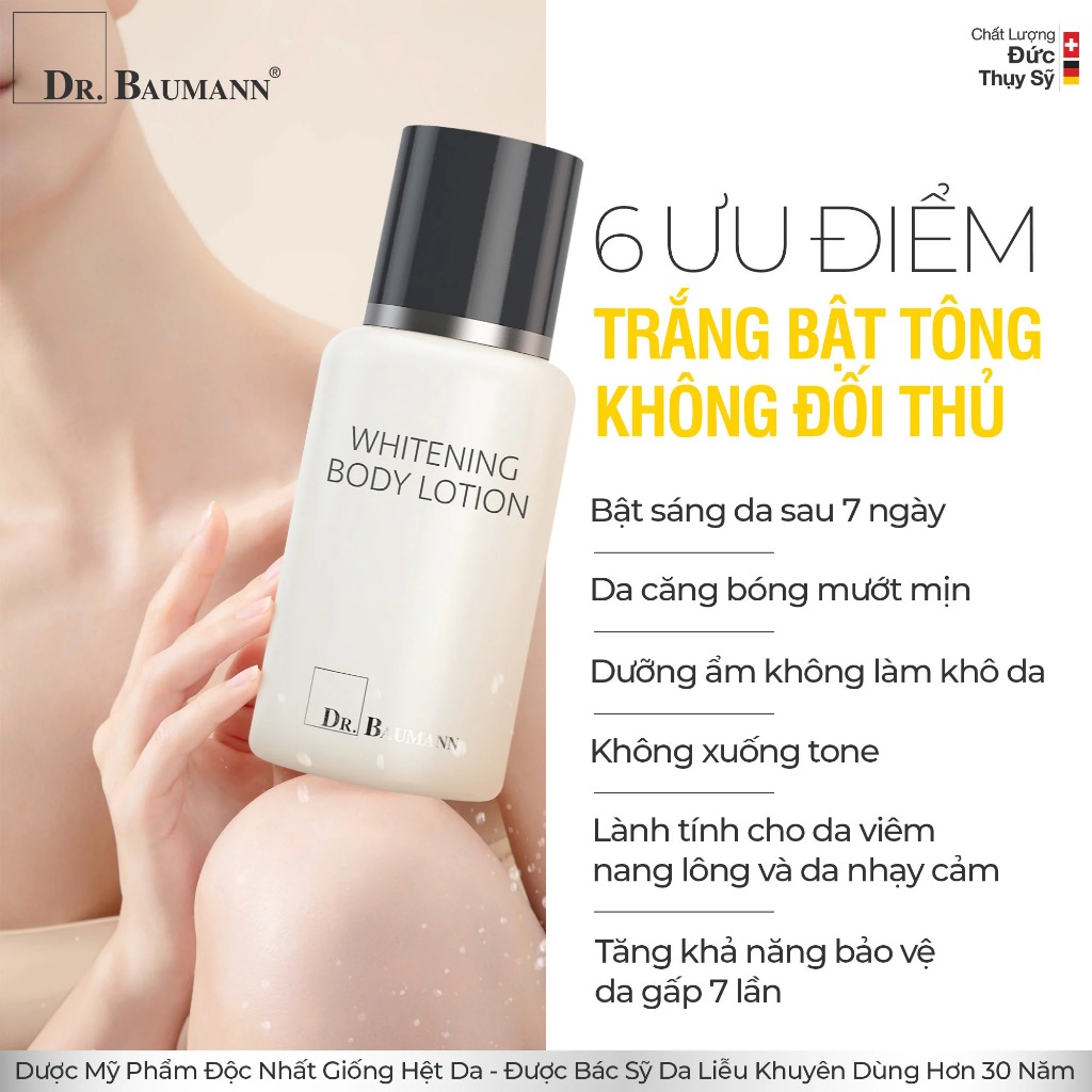 Cấp trắng da toàn thân Whitening Body Lotion 200ml
