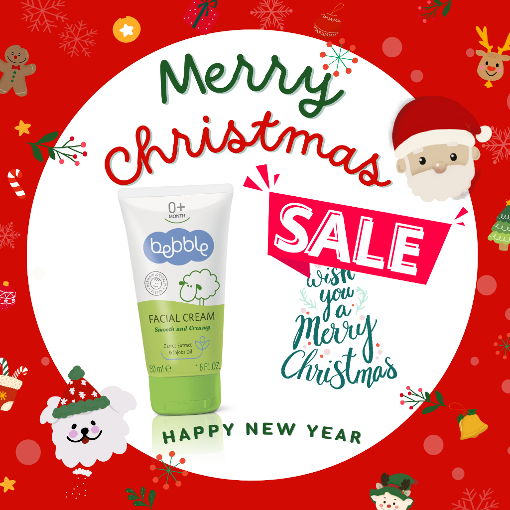 Kem dưỡng ẩm cho bé Bebble Facical Cream 50ml Nhập Khẩu Chính Hãng
