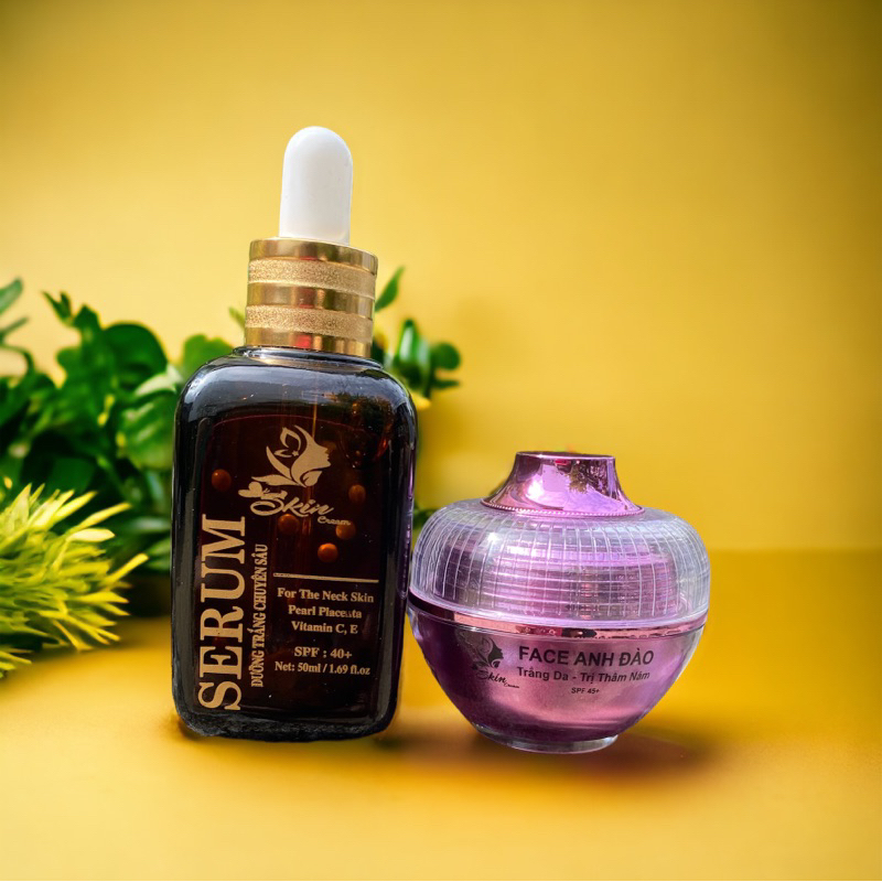COMBO ANH ĐÀO 20g + SERUM skincream