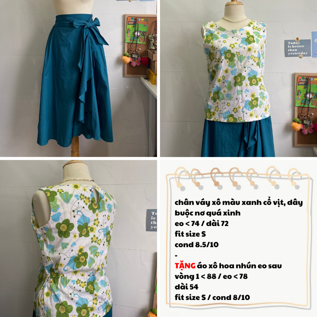 Váy 2hand - vintage - mori girl - fairy core- grunge - secondhand - Giao Hỏa Tốc