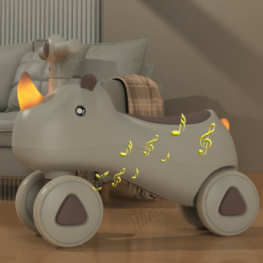 Xe chòi chân cho bé từ 1 - 3 tuổi cao cấp có đèn nhạc, xe thăng bằng