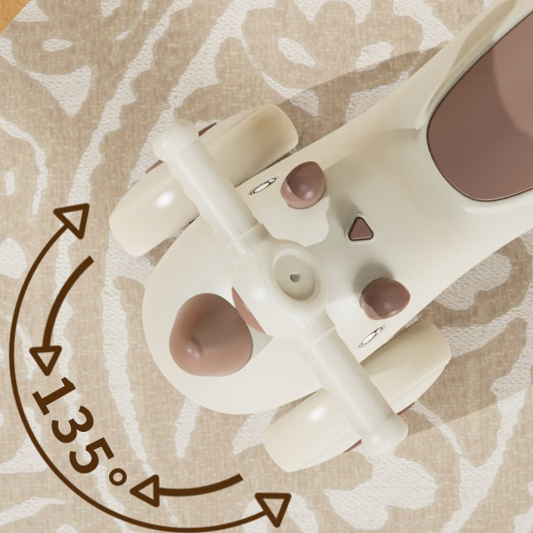 Xe chòi chân cho bé từ 1 - 3 tuổi cao cấp có đèn nhạc, xe thăng bằng