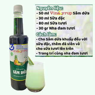 Sâm dứa vina syrup - 750ml