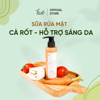 Sữa rửa mặt cà rốt sáng da Carrot Cake Fresh Home Lab