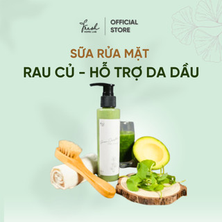 Sữa rửa mặt rau củ cho da dầu Green Smoothie Fresh Home Lab