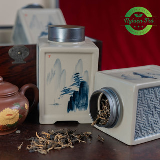 Phẩm trà bách phúc- trà shan tuyết cổ thụ cao cấp bạch trà thượng sơn và lão hồng trà- quà tặng cao cấp