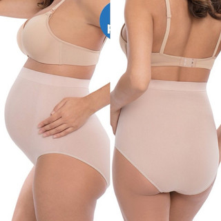 Quần lót bầu cotton cạp cao, bản lưng to (có dây rút eo)