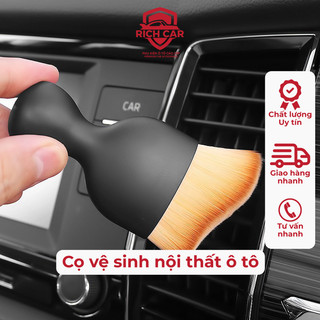 Cọ vệ sinh nội thất xe ô tô, cọ vệ sinh ô tô Rich Car nhỏ gọn, sợi lông mềm mảnh êm mượt