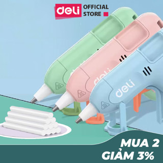 [DIY] Súng Bắn Keo Nến Silicon Deli 20W/40W - TẶNG KÈM KEO MÀU, An Toàn, Nhỏ Gọn, Dễ Sử Dụng - DL390021/DL390022/DL5042