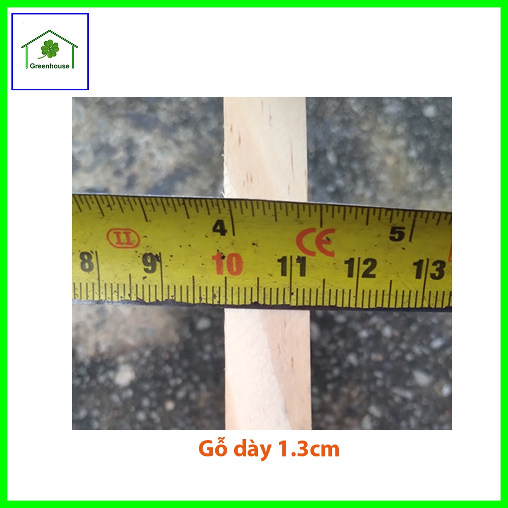 Tấm gỗ thông mặt 25cm dày 1.3cm dài 25 đến 60cm trang trí nhà cửa