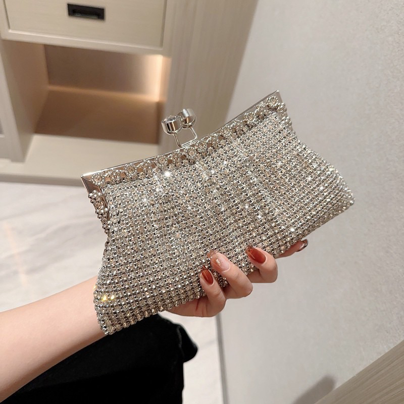 túi kim sa đi tiệc bling bling