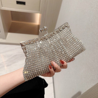 Túi kim sa đi tiệc bling bling