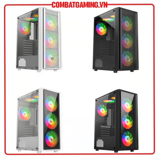Case máy tính vitra ceres v305-g v305-m 3frgb black white hàng chính hãng