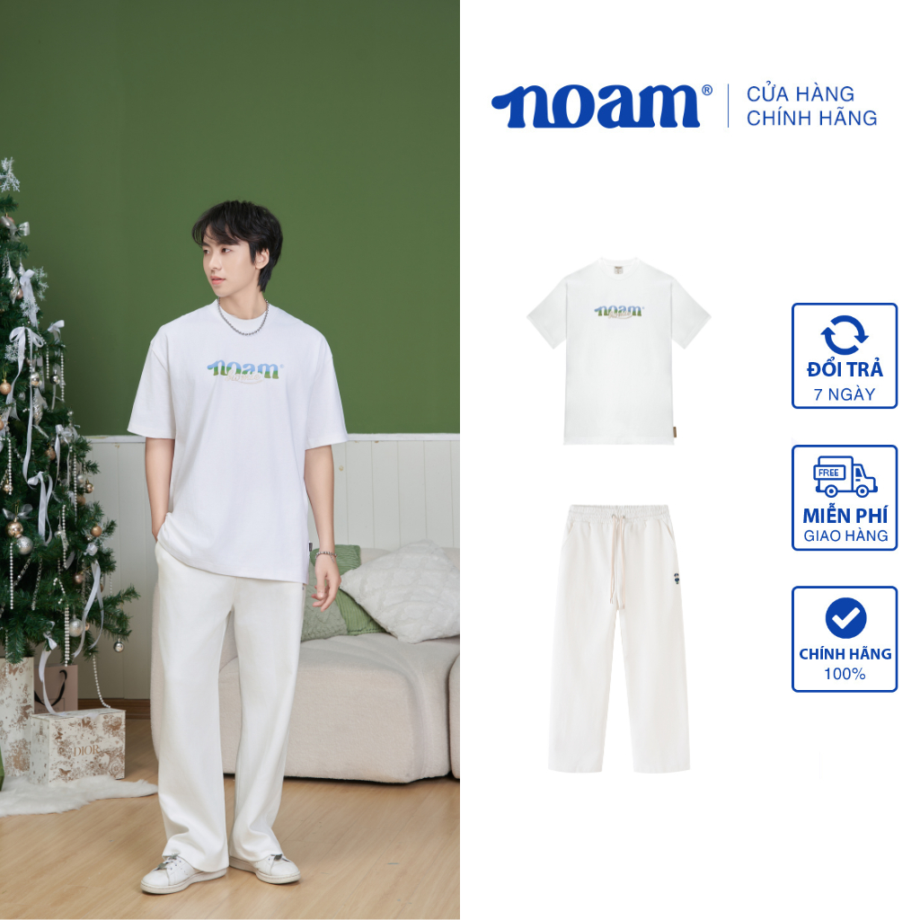Set đồ Unisex Form rộng NOAM Namie 100% Cotton