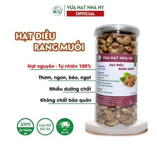 Hạt điều rang muối vỏ lụa loại 1 - hạt điều hộp 500gr, 250gr rang muối nguyên lụa a cồ cao cấp béo ú, ngon, thơm, bùi