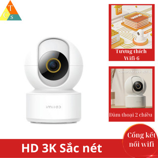Camera giám sát Xiaomi Imilab C22 3K 5MP, app Mihome, khẩu độ F2.2, hỗ trợ wifi 6, bản quốc tế