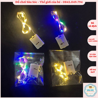 Dây đèn Led dùng pin ,dây đèn đom đóm 0,5/1/2/3 mét nhấp nháy