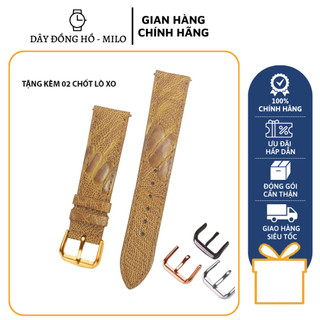 Dây đồng hồ da đà điểu thật 6,8,10,12,13,14,15,16,17,18,19,20,21,22,24,26,28,30mm